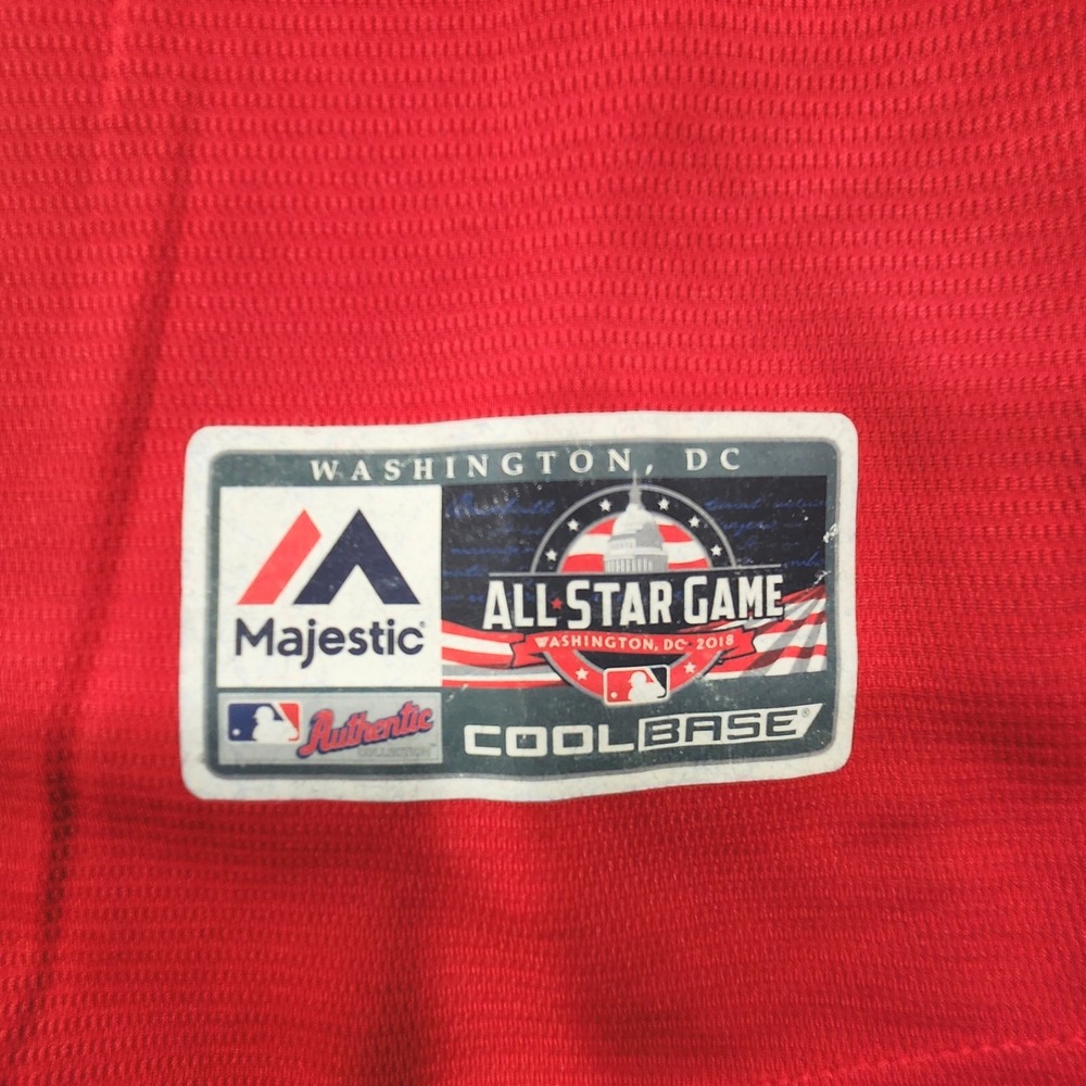 2018 National League All Star Game Jersey Washington DC Men SZ 48 #3 Gennett - Picture 2 of 11